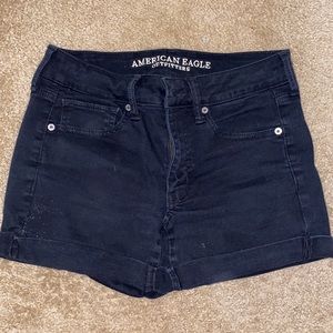 american eagle denim shorts